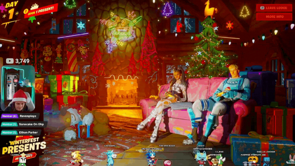 Partner with streamers to marketing video game at Christmas
